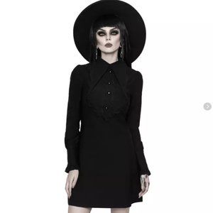 KILLSTAR Weird Sister Dark Academia Collar Dress NWT size 3X